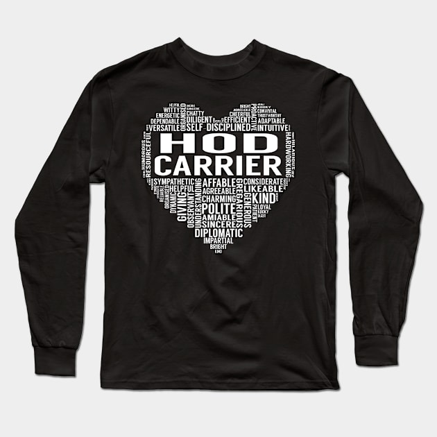 Hod Carrier Heart Long Sleeve T-Shirt by LotusTee